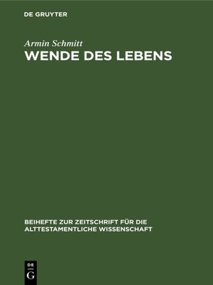 cover image of Wende des Lebens